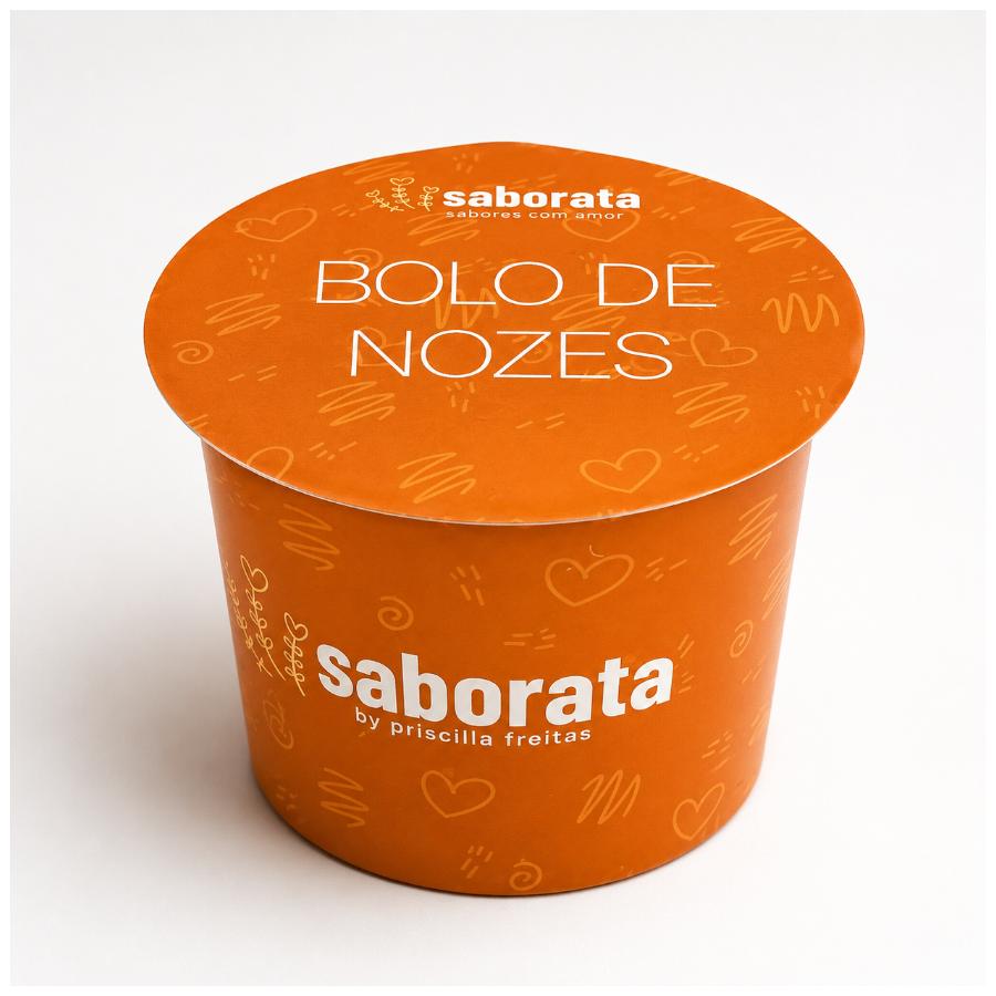 Bolo de Nozes com Doce de Leite